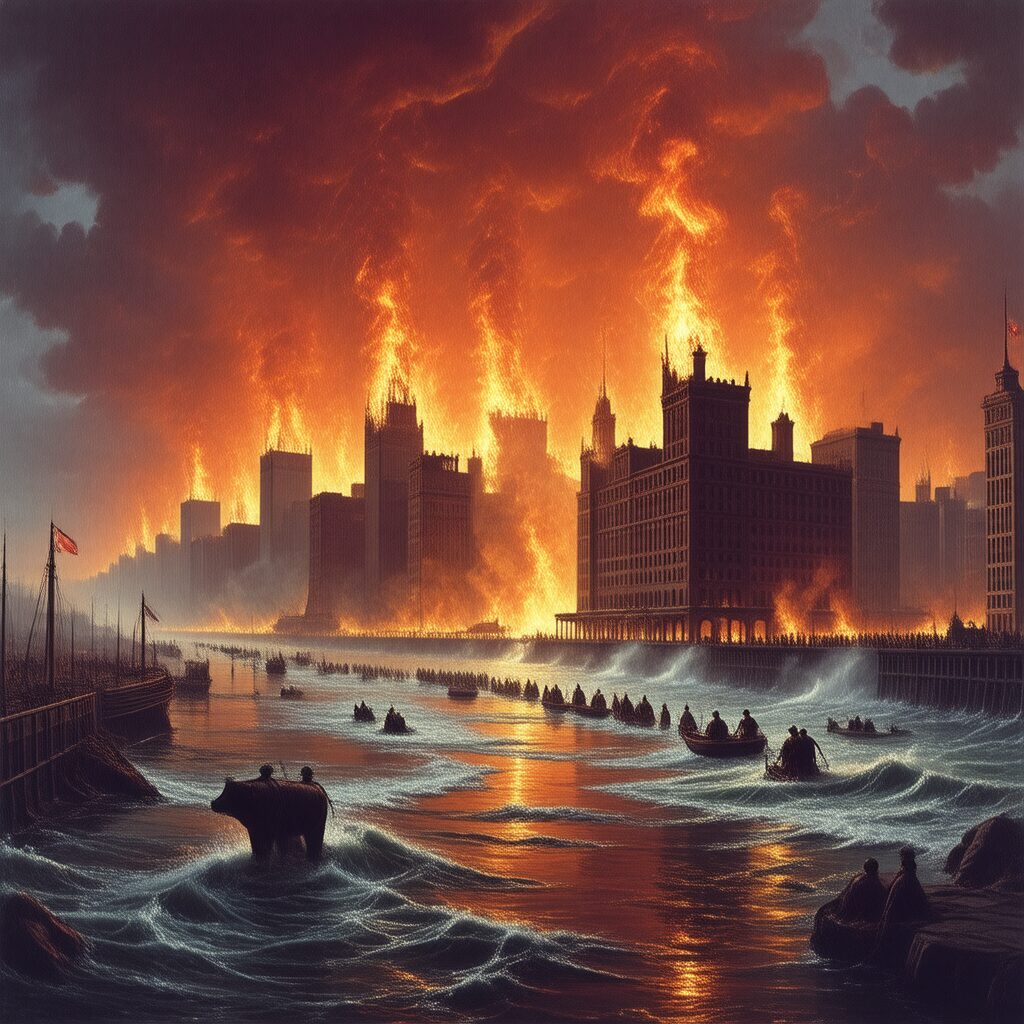 Cover art for The Great Chicago Fire