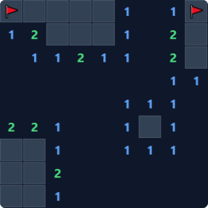 Minesweeper gameplay preview